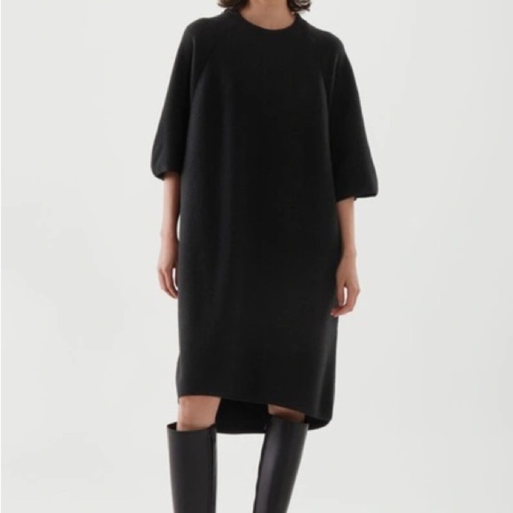 Cos oversized wool T-shirt dress